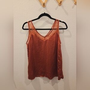Maurices Lace And Satin Tank Top